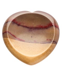 Mookaite Heart Worry Stone  (1pc)
