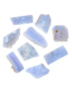 Blue Lace Agate Freeform with ID card (1pc)
