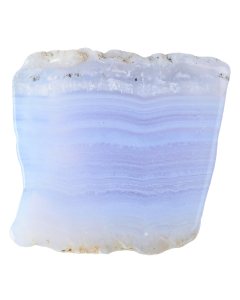 Blue Lace Agate Polished Slice approx 1-2inch (1pc)