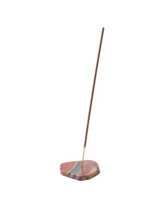 Polychrome Jasper Natural Edge Slab Incense Holder (1pc) NFD