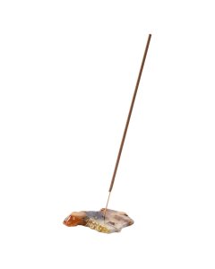 Tree Agate Natural Edge Slab Incense Holder (1pc) NFD