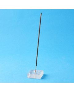 Crystal Square Incense Holder 14x45mm (1pc)