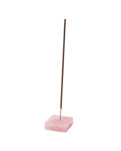 Rose Quartz Square Incense Holder, 14x45mm (1pc)