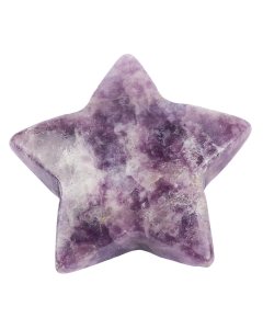 Lepidolite Star 8mm x 28/30mm (1pc)