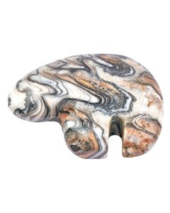 Banded Zebra Jasper Bear, 50mm (1pc)