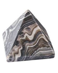 Banded Zebra Jasper Pyramid, 15/40x25/40mm (1pc)