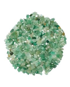 Polished Green Aventurine chips, 3/8mm (100g)
