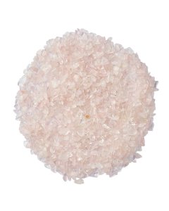 Polished Rose Quartz chips, 3/8mm (100g)