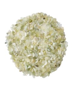 Polished New Jade chips, 3/8mm (100g)