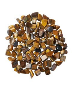 Tiger Eye Gold Chips, 8-15mm (100g)
