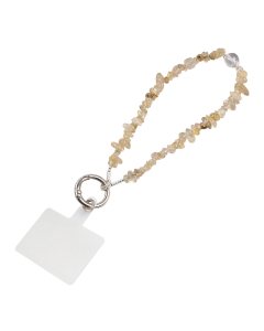 Golden Rutile Quartz Phone Charm (1pc)
