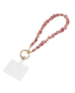 Strawberry Quartz Phone Charm (1pc)