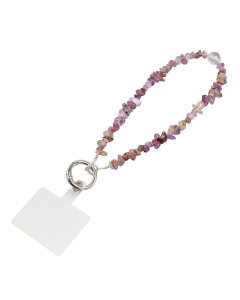 Purple Phantom Quartz Phone Charm (1pc)