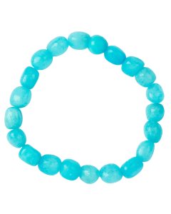 Blue Aragonite Tumblestone Bracelet (1pc)