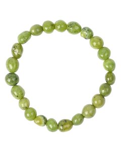 Nephrite Jade Small Tumblestone Bracelet (1pc)