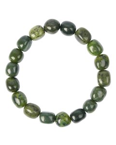 Nephrite Jade Tumblestone Bracelet (1pc)