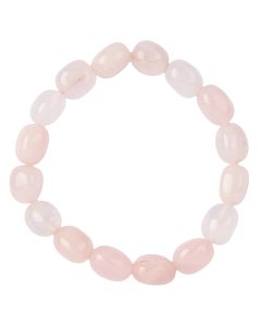 Rose Quartz Tumblestone Bracelet (1pc) NETT