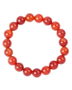 10mm Carnelian Bead Bracelet (1pc)
