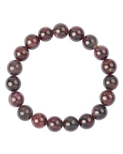 10mm Garnet Bead Bracelet (1pc)