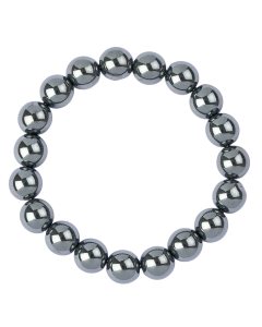 10mm Hematite Bead Bracelet (1pc)