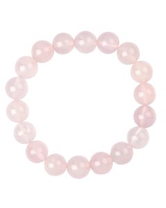 10mm Rose Quartz Bead Bracelet (1pc)