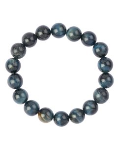 10mm Blue Tiger Eye Bead Bracelet (1pc)