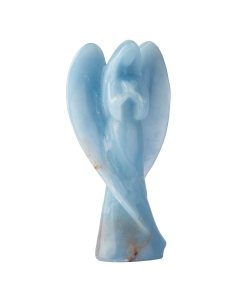 Angelite Angel Mary Carving with Wings, 75mm (1pc) NFD