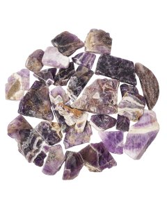Dog Tooth/Dream Amethyst Freeform Slabs, 4/15mm x 30/70mm (KGS)