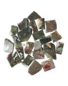 Bloodstone (Africa) Freeform Slabs, 4/15mm x 30/70mm (KGS)