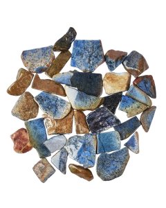 Dumortierite Freeform Slabs, 4/15mm x 30/70mm (KGS)