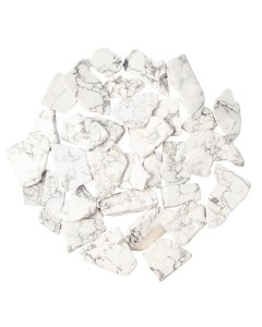Howlite Freeform Slabs, 4/20mm x 30/100mm (KGS)