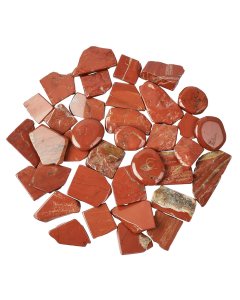 Red Jasper Freeform Slabs, 4/15mm x 30/70mm (KGS)