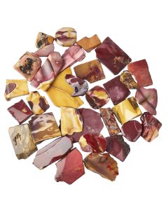 Mookaite Polished Freeform Slab, 4/20mm x 30/100mm (KGS)