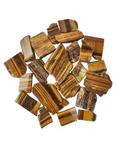 Golden Tiger Eye Polished Freeform Slabs 4/15mm x 30/70mm (KGS)