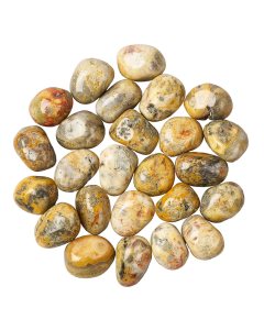 Yellow Crazy Lace Tumblestone Refill (25pcs)