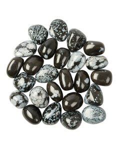 Snowflake Obsidian Tumblestone Refill (25pcs)