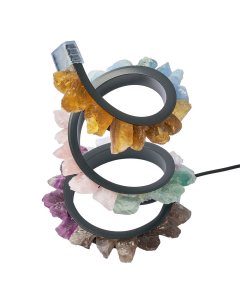 Assorted Stone Spiral USB Lamp (1pc) NFD