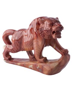 Mookaite Tiger Carving with Base 7x1.5x4.5 (1pc) NETT
