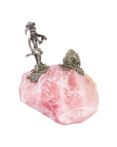 Rose Quartz Chunk with Miner (1pc) NFD
