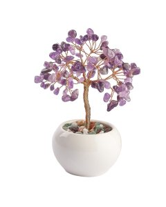 Amethyst Gem Tree in Cup (1pc) NFD