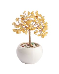 Citrine Gem Tree in Cup (1pc) NFD