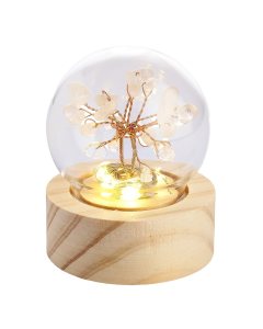 Quartz Gem Tree Lamp, battery operated (1pc) NFD