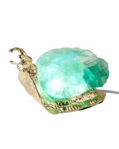 Green Fluorite Snail Lamp (1pc) NFD