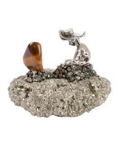 Pyrite chunk with Miner (1pc) NFD