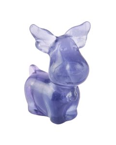Purple Fluorite Reindeer, 5cm (1pc) NFD