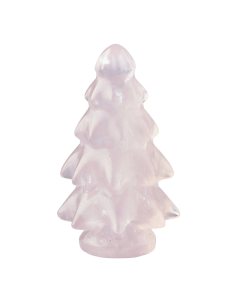 Rose Quartz Christmas Tree, 6cm (1pc) NFD