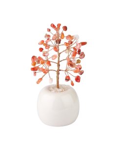 Carnelian Gem Tree in Flowerpot (1pc) NFD