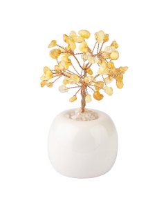 Citrine Gem Tree in Flowerpot (1pc) NFD