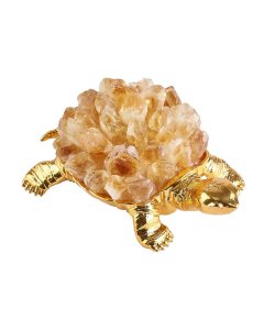 Citrine (heat treated) Gold Turtle (1pc) NFD