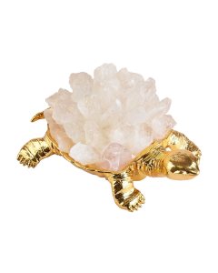 Rock Crystal Gold Turtle (1pc) NFD
